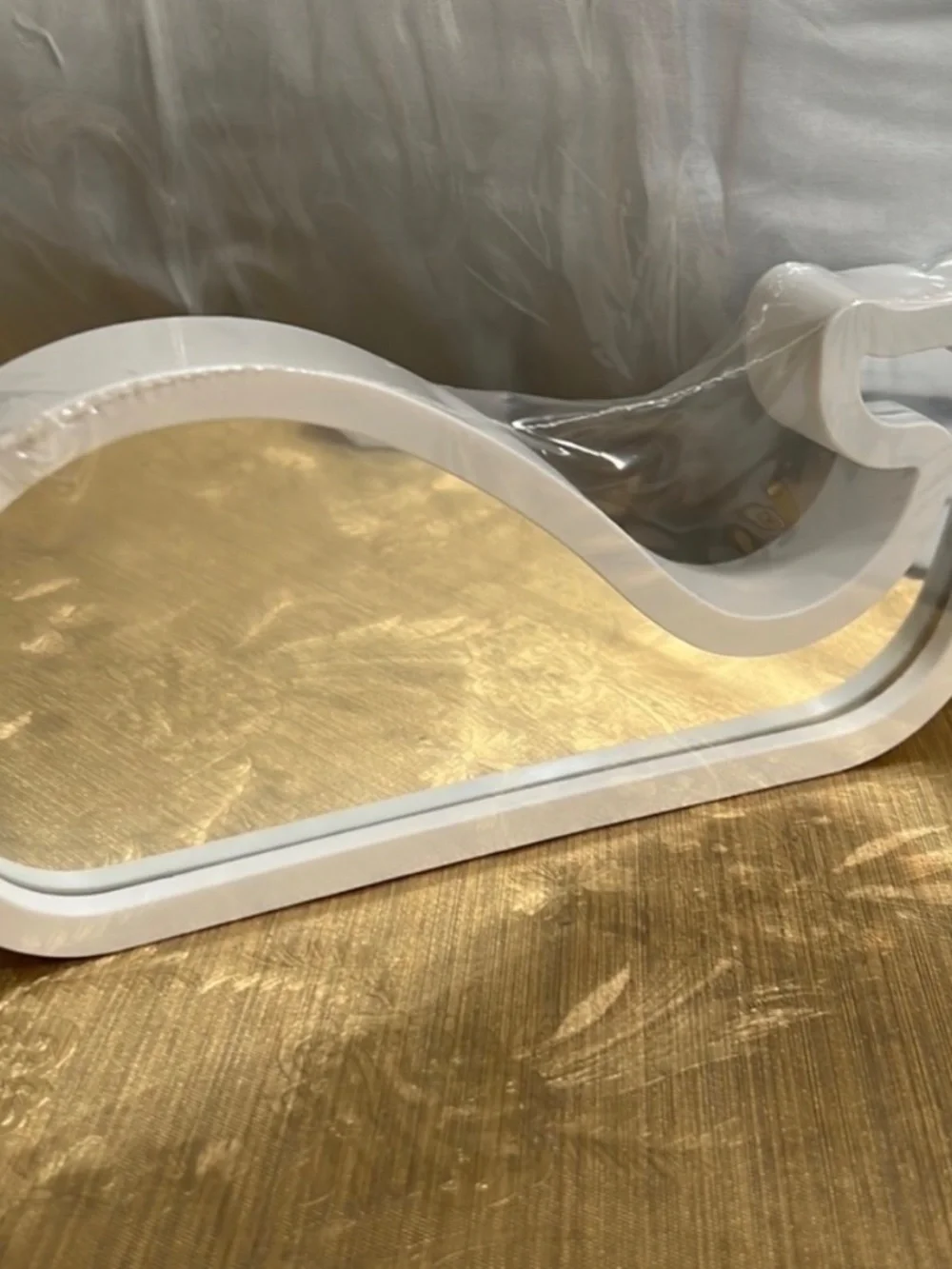 2 Small white Whale Mirrors
